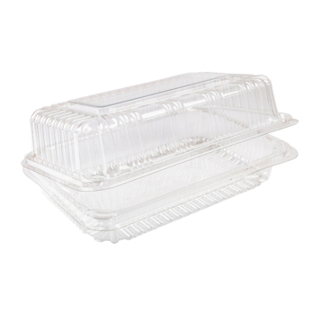 Embalagem de Pl�stico PET/RPET Transparente para Croissants Toutipack 250x164x88mm 210 un