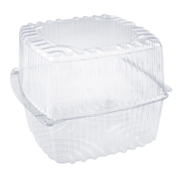 Embalagem de Plstico Transparente para Croissants 190x190x150mm 200 un