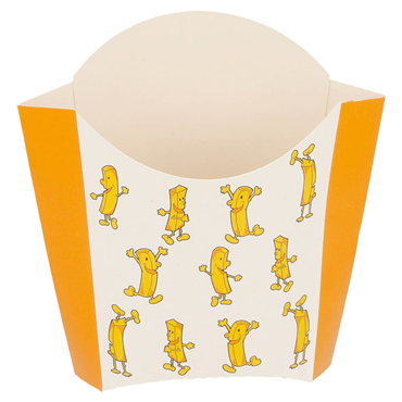 Caixa em Cartolina para Batata Frita 135g Chips Caixa 1200