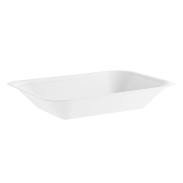 Bandeja em Cana de Acar 175x130x32mm 14g Vegware 10x50un