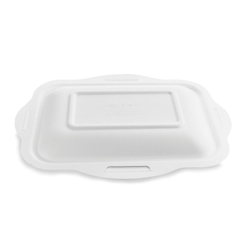 Tampa em Bagao Branco 280x180x22mm Vegware 12x50 un