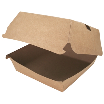 Concha Cartolina Kraft para Hamburguer 110x70mm 6x120 un