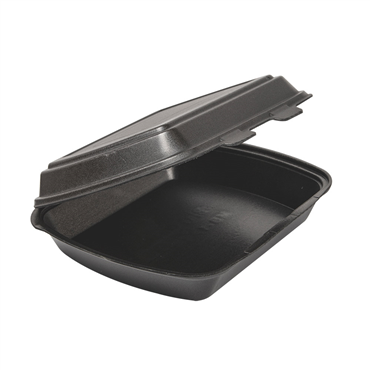Hotpac para Refei��o 240x210x70mm Preto 2x100un