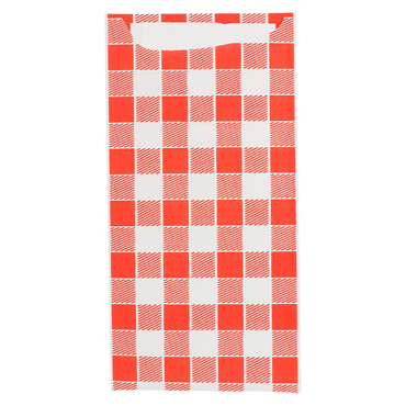 Saqueta Talheres Celulose Vichy 112x225mm + Guardanapo Tissue 2 folhas 330x400mm 400 un