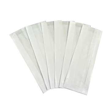 Saqueta de Papel Kraft Branco 260x70+40mm Talheres 2000un