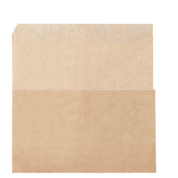 Saqueta Papel Aberta em 2 Lados 260x250/150mm Kraft 500 un