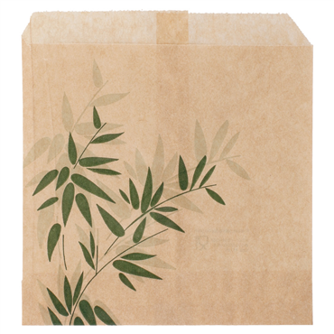 Saqueta de Papel Anti Gordura 120x120mm Feel Green 1000 un