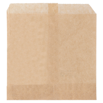 Saqueta de Papel Anti Gordura 120x120mm Kraft 1000un