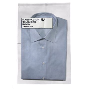 Saco de Plstico PP Transparente com Fecho Autoadesivo para Lavandaria 300x450mm 500 un
