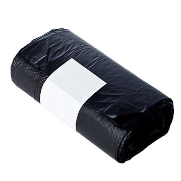 Saco Plstico PEAD em Rolo para Lixo Preto 520x600mm - 30L - 20un