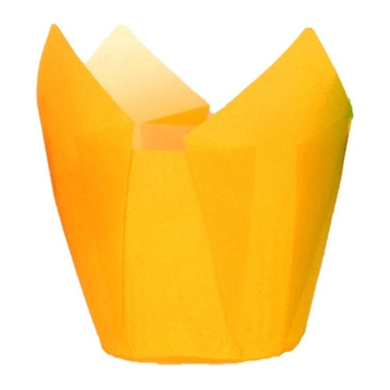 Cpsula Tulipa em Papel Amarelo para Muffin 50x42/72mm 2160 un