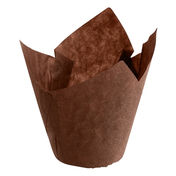 Cpsula Tulipa Twist em Papel Castanho para Muffin 175x175mm 2000 un