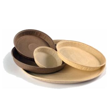 Molde em Papel Castanho para Forno Redondo 198x30 mm 800un