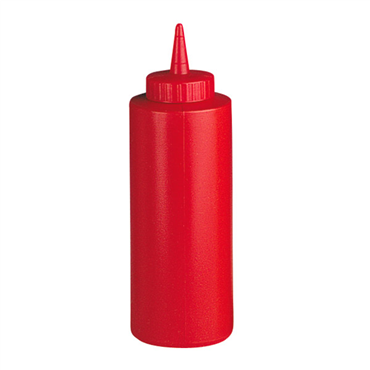Frasco para Molhos Vermelho 360ml 6 un