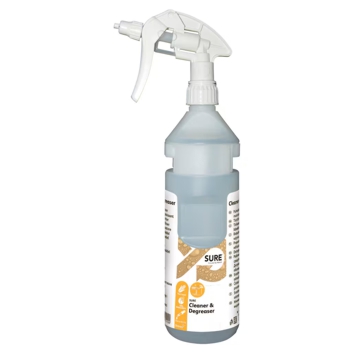 Frasco Plstico com Pulverizador Sistema Divermite / DQFM para Sure Cleaner Degreaser