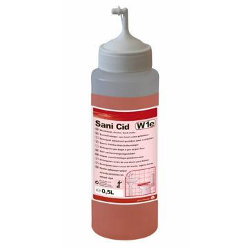 Frasco Plstico Doseador Sani CID - 500ml com escala de 100 em 100ml