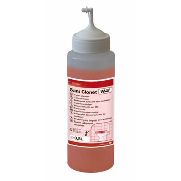 Frasco Plstico Doseador Sani Clonet - 500ml com escala de 100 em 100ml
