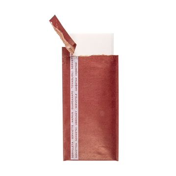 Guardanapo Airlaid Branco 33x40 1/8 Embrulhado Individualmente 250 un