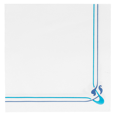Guardanapo Double Point 400x400mm Maxim Azul 24x50 un