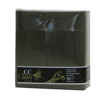 Guardanapo Airlaid 400x400mm Kangur Chocolate 12x50 un