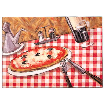 Toalhete Papel Offset Pizza 310x430mm 500 un