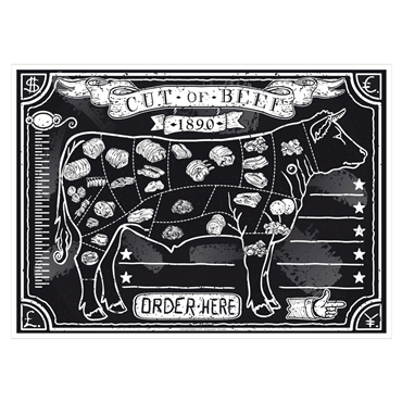 Toalhete Papel Offset Steak House 310x430mm 4x500 un