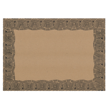 Toalhete de Papel Kraft Reciclado 310x430mm Gofrado Maya 20x50 un