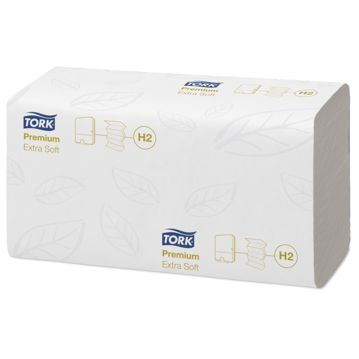 Toalhas de Mos de Papel Z 2 folhas 212x340mm Interfolhas Tork Xpress Extra Suave 21x100un