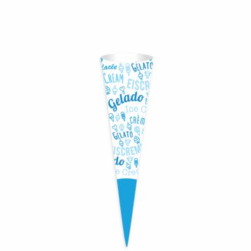Cone de Papel 1739 Standard para Cone de Gelado 1000un
