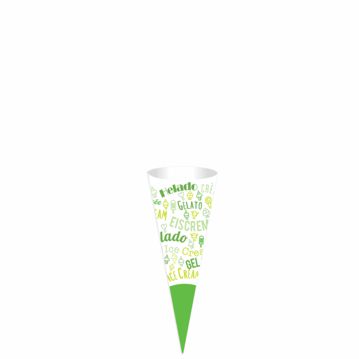 Cone de Papel 2241 Standard para Cone de Gelado 1000un