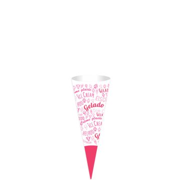 Cone de Papel 2852 Standard para Cone de Gelado 500un