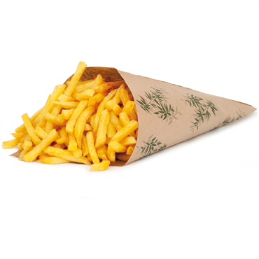 Cone de Papel Anti-Gordura Feel Green 400g Pfas Free 4x250 un