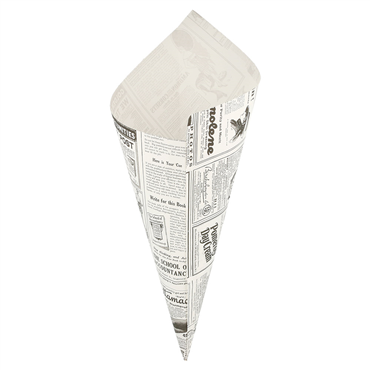 Cone de Papel Anti-Gordura Times 400g Pfas Free 4x250 un