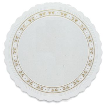 Naperon Parafinado Branco Circular 180 mm 100 un