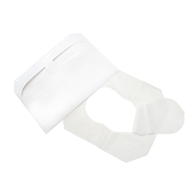 Protetores de Assento WC 410x360mm Papel Branco 250 un