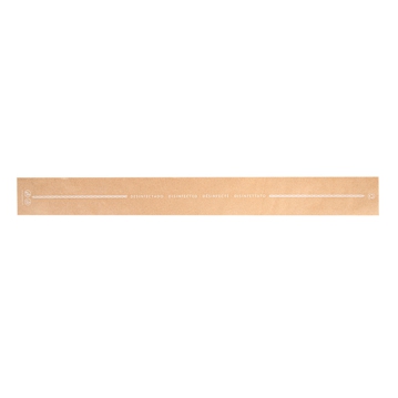 Cinta Sanitria Papel Desintegrante Kraft Natural 620x65mm 1000 un