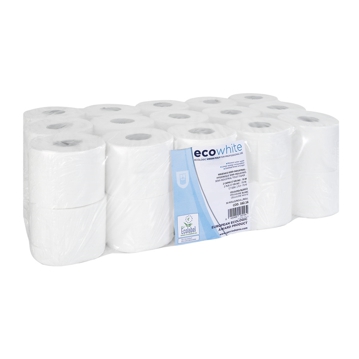 Rolo Higinico Papel Tissue Branco 2 Folhas 9,5x73m 30 un