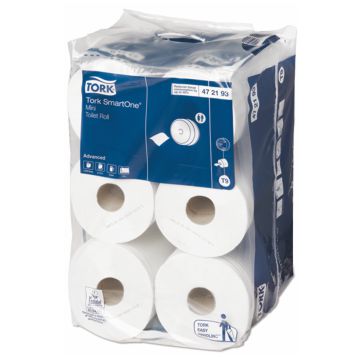 Rolo Higinico Tork Mini Smartone 2 Folhas 134mm x 111,6m 12 un