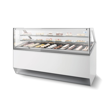 Vitrine para Gelado ISA Millennium 18 STD Vidro Recto