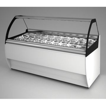 Vitrine para Gelado ItalProget Twist 12 Base
