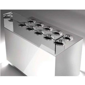 Vitrine para Gelado ItalProget Pozzetti Carapina 200B Frio Glycol Com Reserva Base