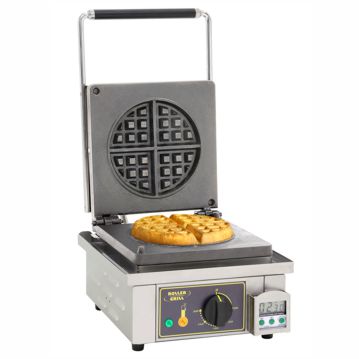 Mquina de Waffles Simples Redonda 90 Roller Grill
