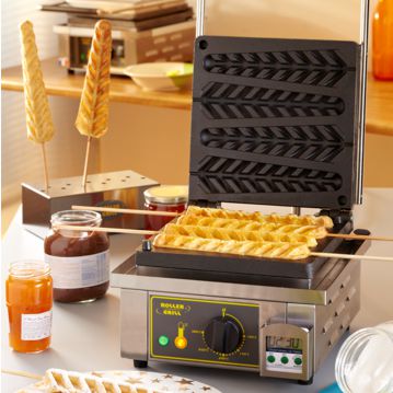 Mquina de Waffles Simples Lollipop 90 Roller Grill