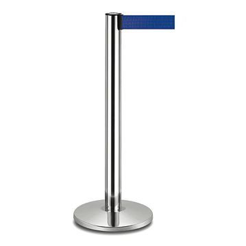 Coluna Mvel com Cinta Retrctil Azul