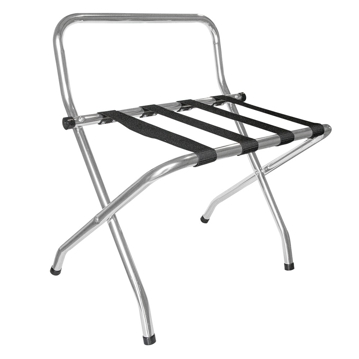 Repousa Malas com Encosto em Ao 620x500x690mm 1 un