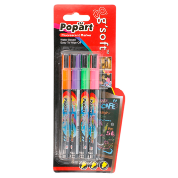 Marcador para Ardsia Fino Kit 4 cores Tropicais