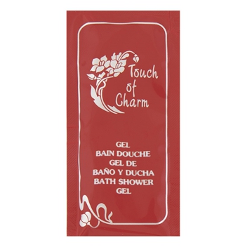 Saqueta Gel de Banho Touch of Charm 10ml 100x50mm 2x500 un