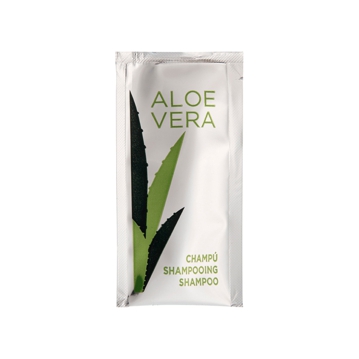 Saqueta Champ Aloe vera 10ml 100x50mm 2x500 un
