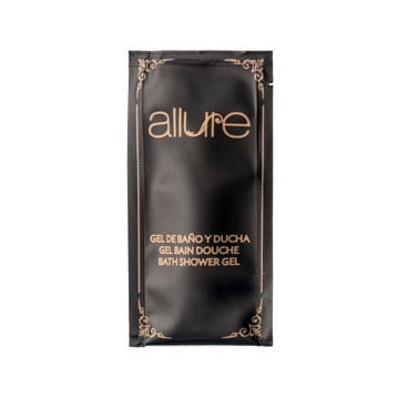 Saqueta Gel de Banho Allure 10ml 100x50mm 2x500 un