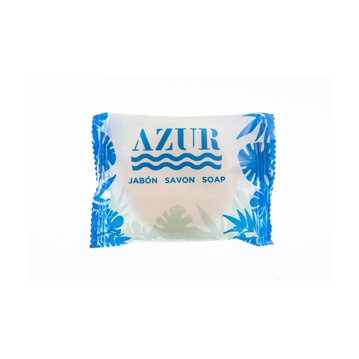 Sabonete retangular 20g 52x10mm em saqueta Azur 10x50 un
